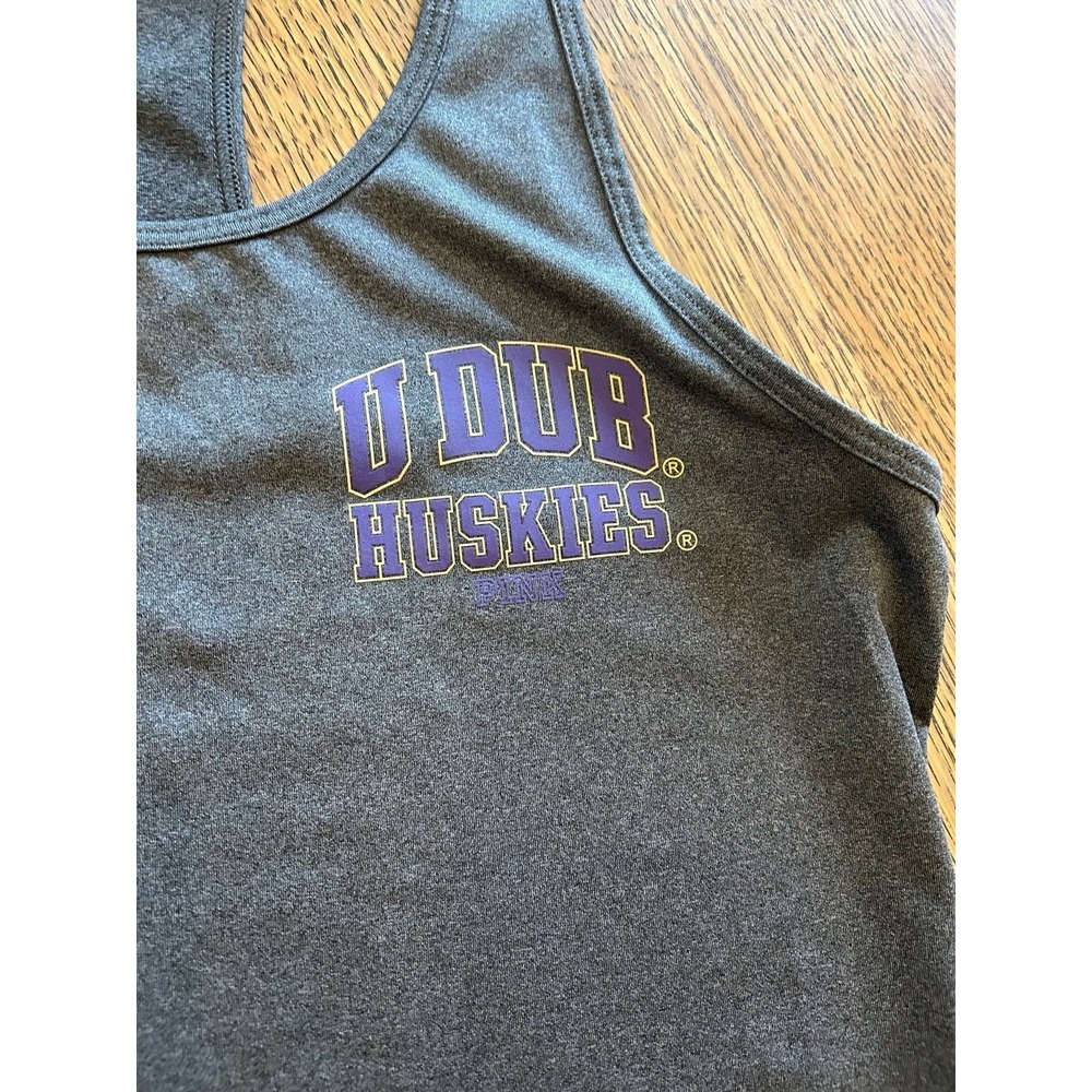 Pink Victoria's Secret U Dub‎ Huskies Tank XS - Picture 3 of 4
